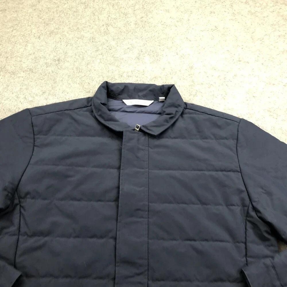 Peter Millar Jacket Mens Medium Blue Quilted Mercer Full Zip Padded Outdoor